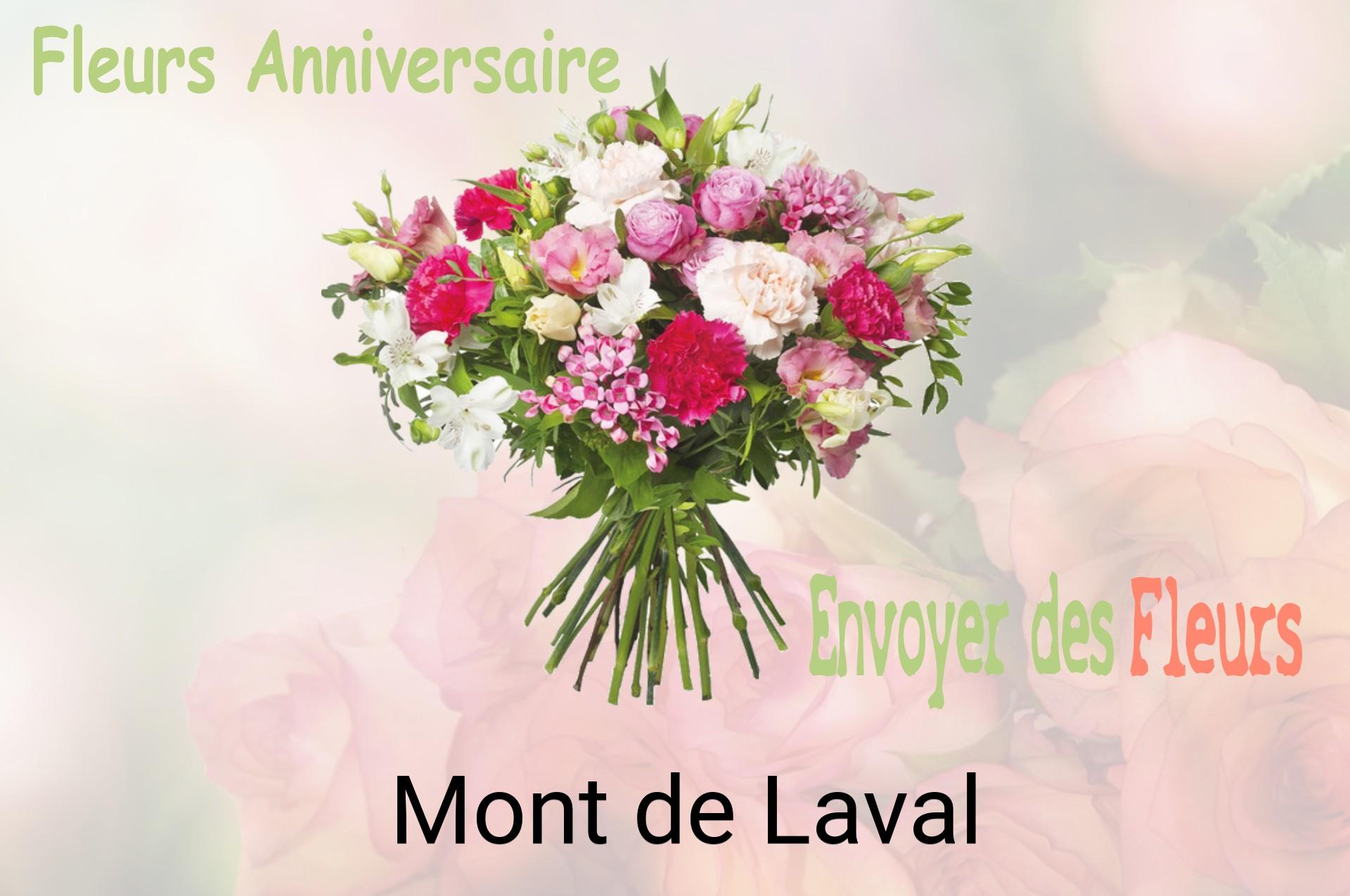 Bouquet de fleurs d’anniversaire livré à Mont-de-Laval
