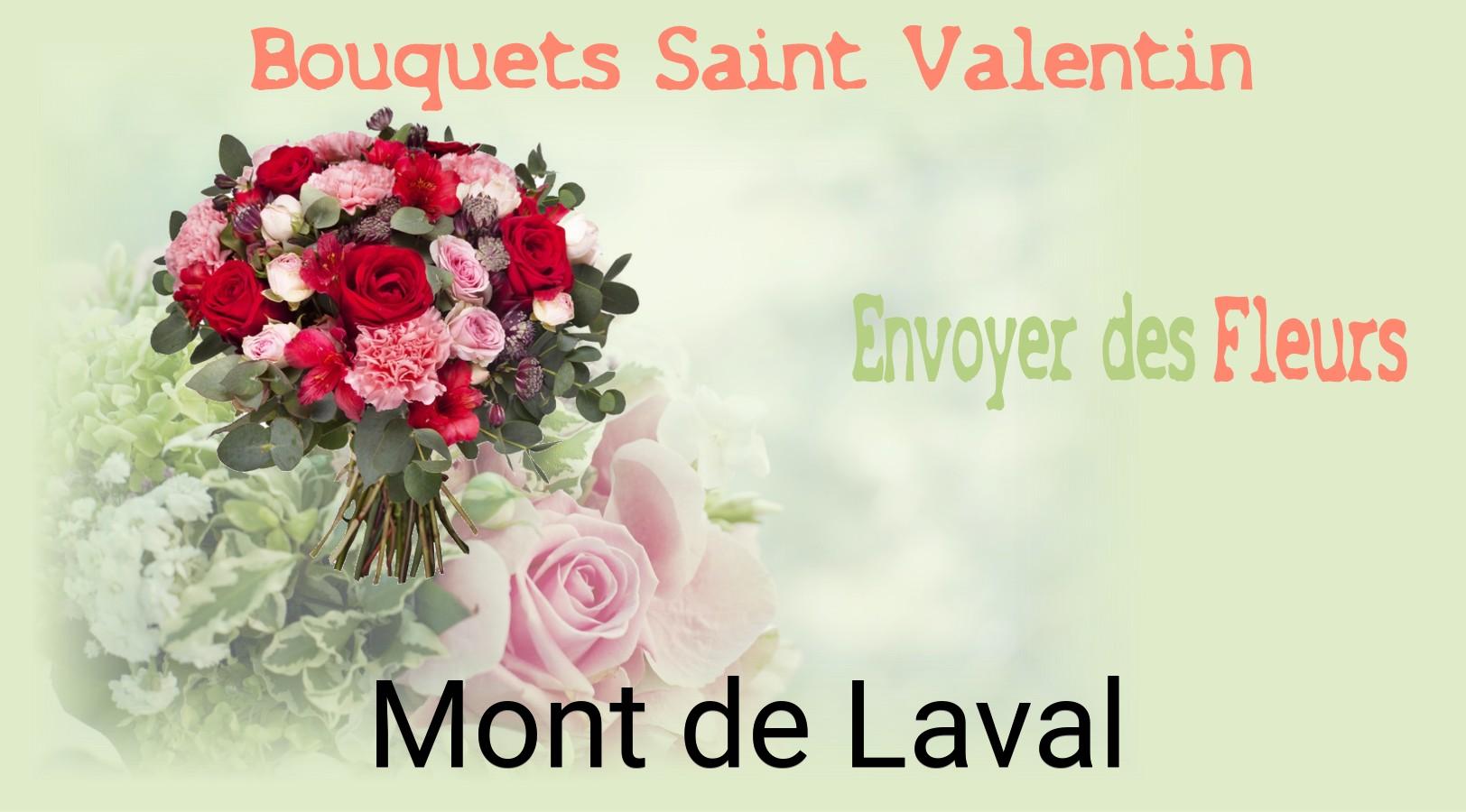 Roses de Saint-Valentin livrées à Mont-de-Laval